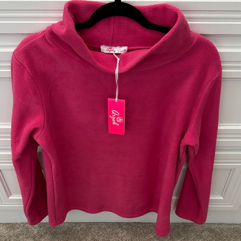 Women’s Boutique High Neck Pink Sweater